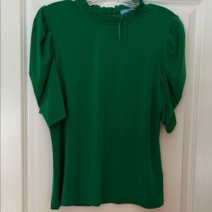 CeCe Vibrant Green Blouse
